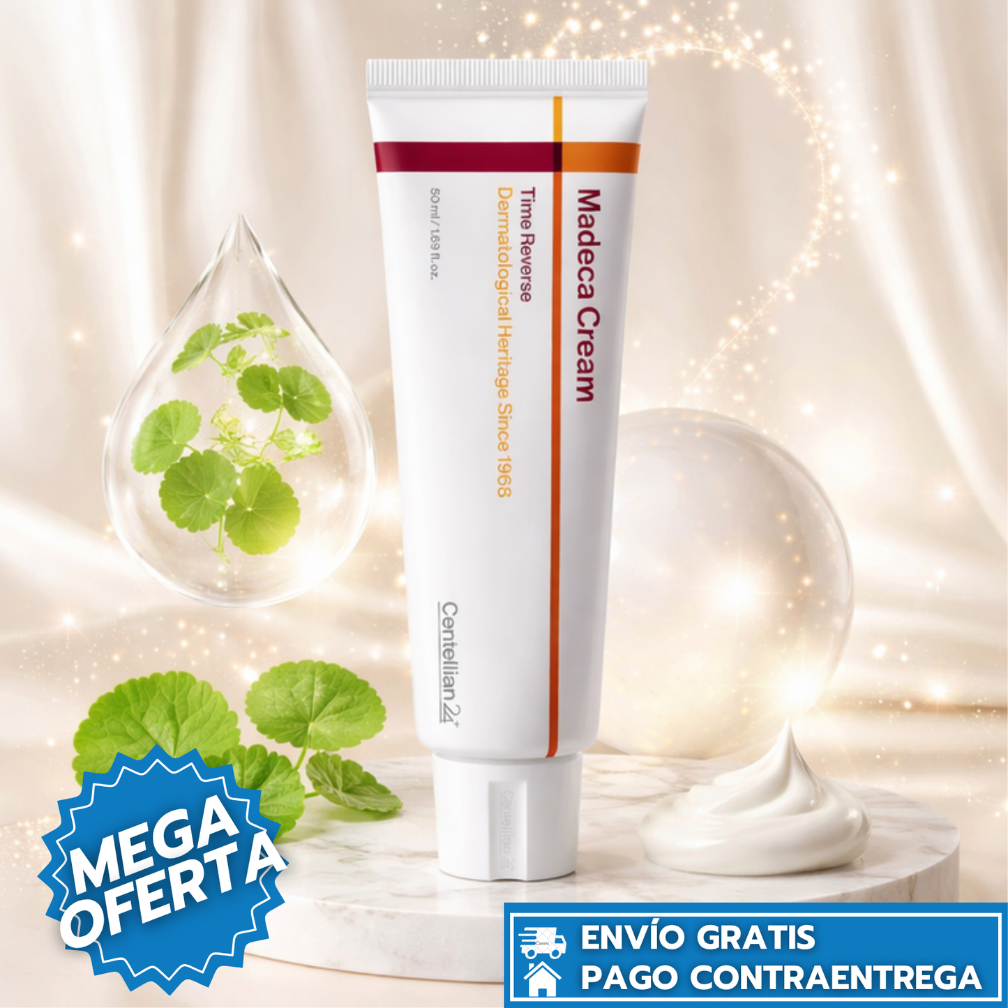 Centellian 24: Crema Facial Coreana Antiedad que Reafirma, Hidrata y Reduce Arrugas desde la Primera Aplicación