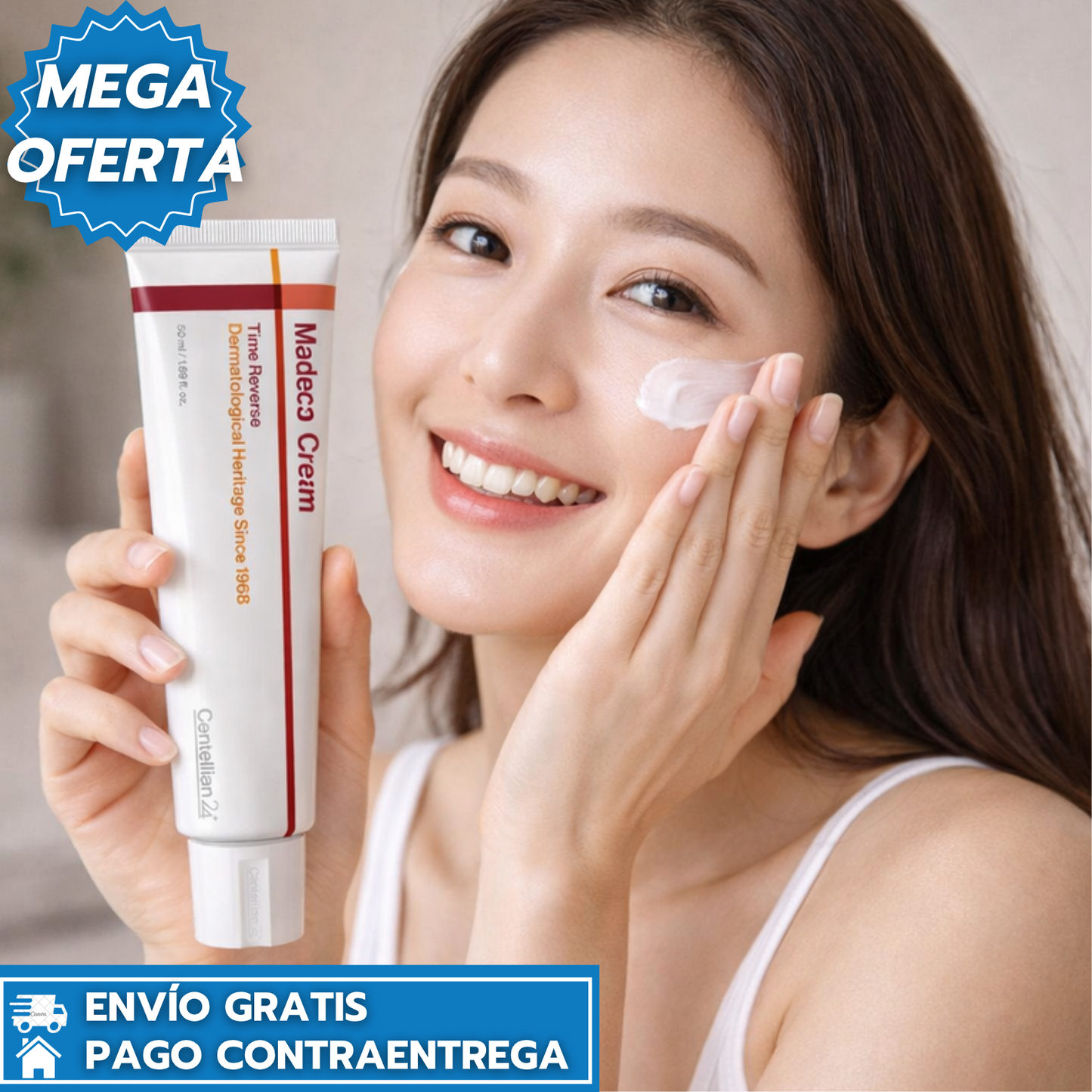 Centellian 24: Crema Facial Coreana Antiedad que Reafirma, Hidrata y Reduce Arrugas desde la Primera Aplicación