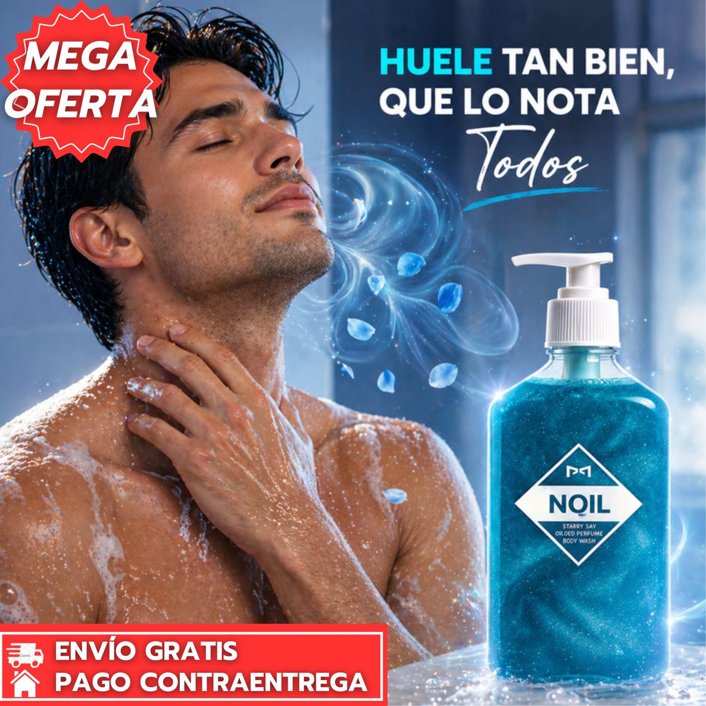 Jabón Corporal Masculino que Limpia y Deja una Fragancia Elegante y Duradera.