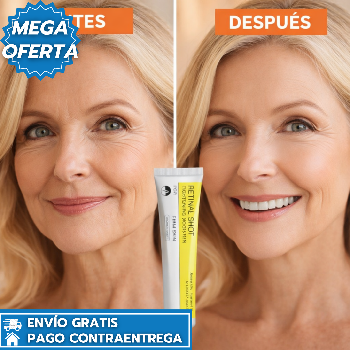 Retinal Shot Reafirmar la piel, reducir arrugas y mejorar elasticidad