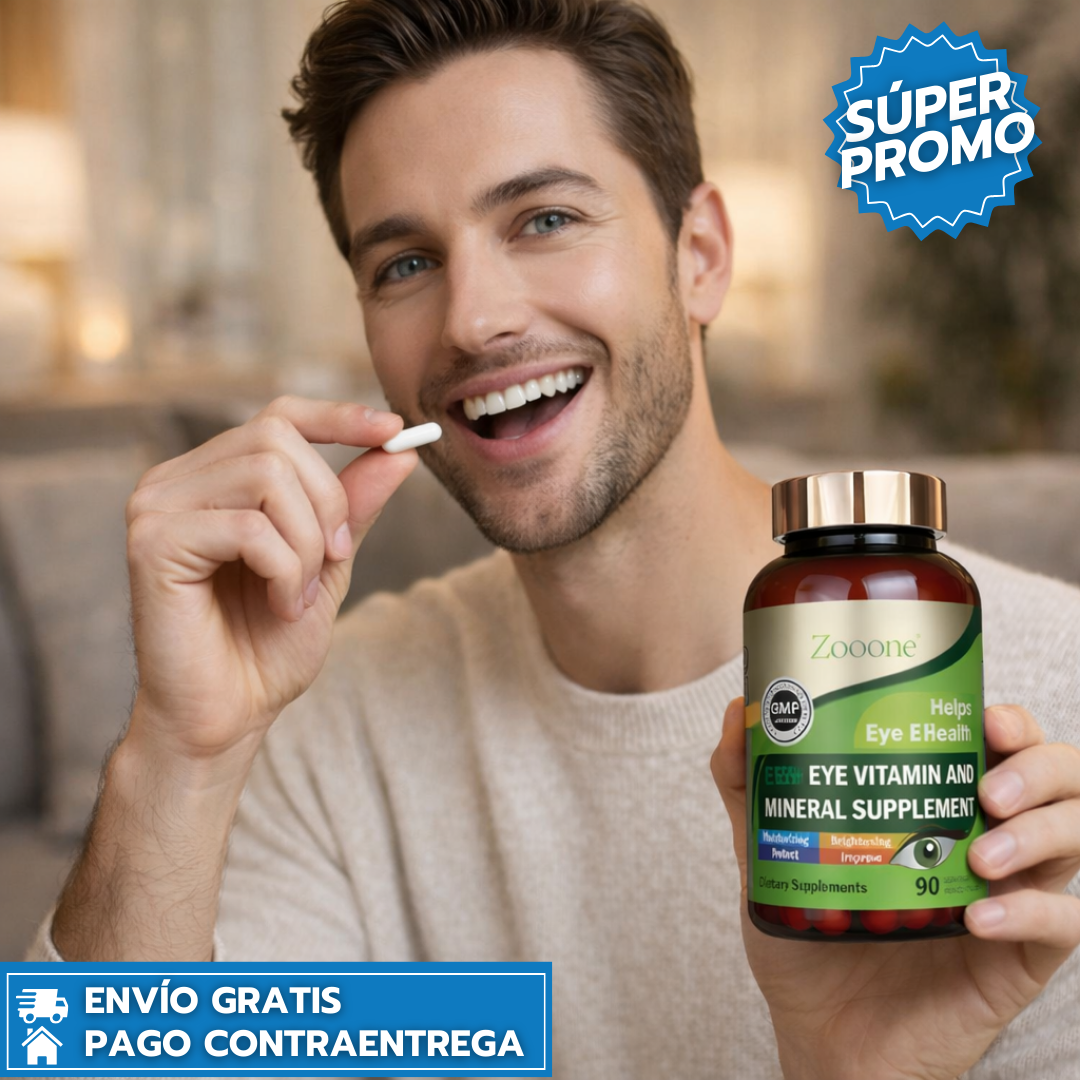Zooone: Suplemento ocular que protege la visión y reduce la fatiga visual.