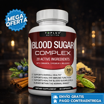 BloodSugar Balance: Apoya Niveles Saludables de Azúcar en Sangre.