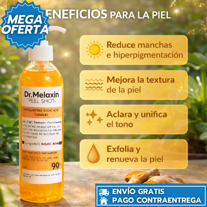 DrMelaxin GlowShot Original Formula: Exfoliación  Iluminación Instantánea.
