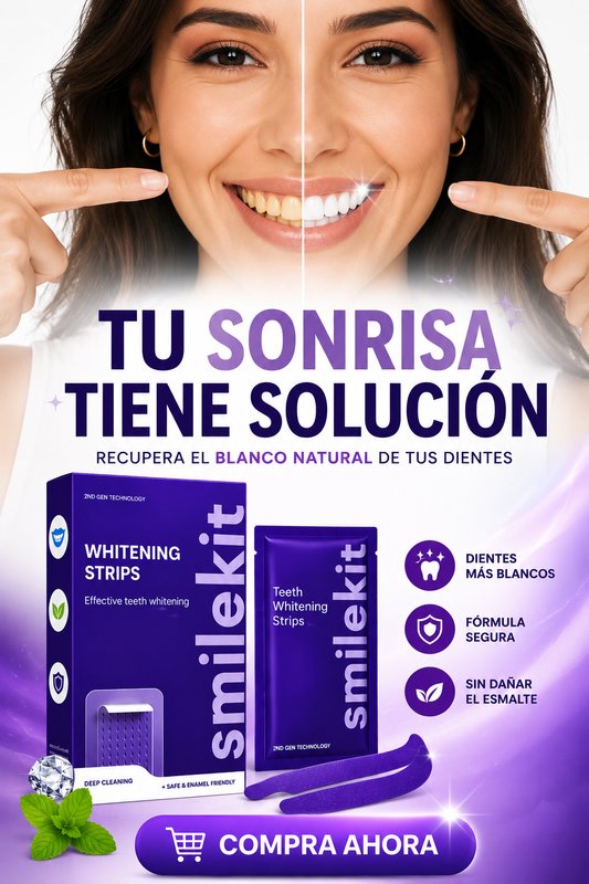 🦷 Smilekit tiras blanqueadoras