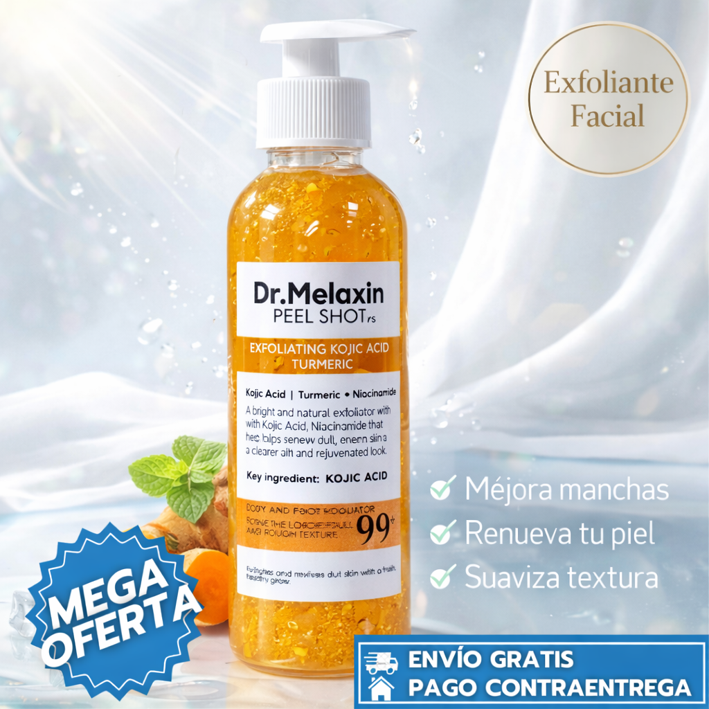 DrMelaxin GlowShot Original Formula: Exfoliación  Iluminación Instantánea.
