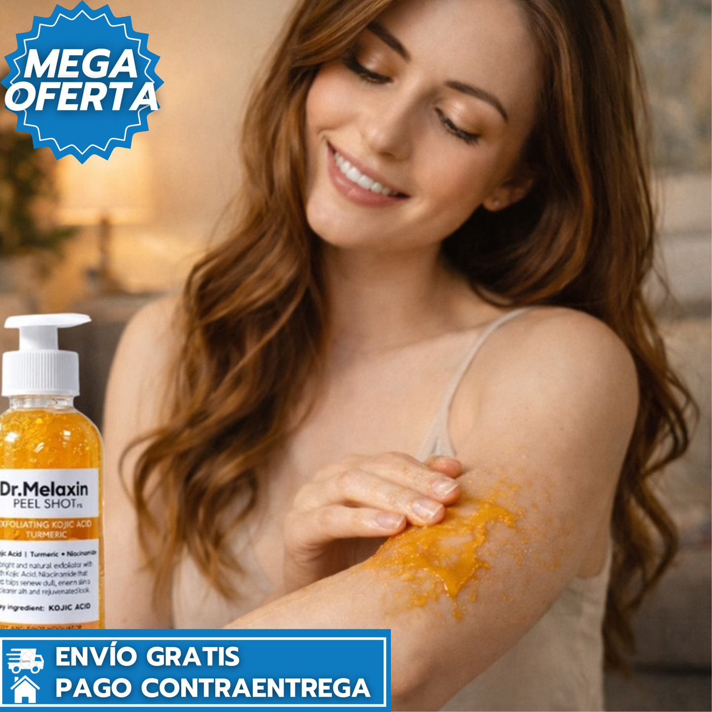 DrMelaxin GlowShot Original Formula: Exfoliación  Iluminación Instantánea.