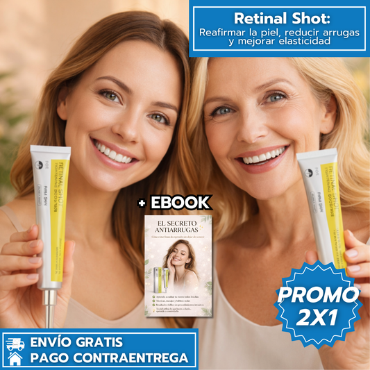 🔥2X1 LIMITADO🔥 Retinal Shot Reafirmar la piel, reducir arrugas y mejorar elasticidad